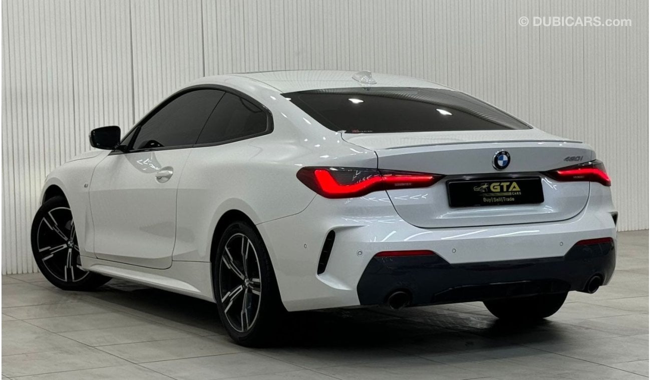 بي أم دبليو 420i Std 2022 BMW 420i M-Sport Coupe, March 2027 BMW Warranty + Service Pack, Low Kms, GCC