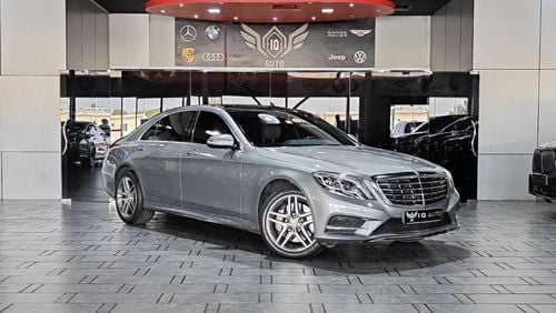 مرسيدس بنز S 400 AED 3,700 P.M | 2015 MERCEDES-BENZ S400 AMG  | FULL SERVICE HISTORY | GCC | PANORAMIC VIEW | FULLY L