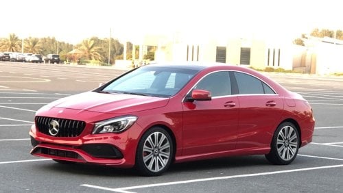 Mercedes-Benz CLA 250 Sport MODEL 2018 car perfect condition inside and outside  no accident  full option panoramic roof