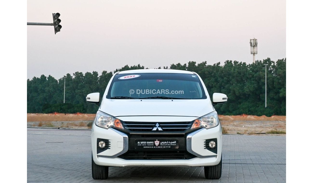 ميتسوبيشي اتراج GLX Mid 1.2L Mitsubishi Attrage 2022 GCC, mid-option, in excellent condition, inside and out