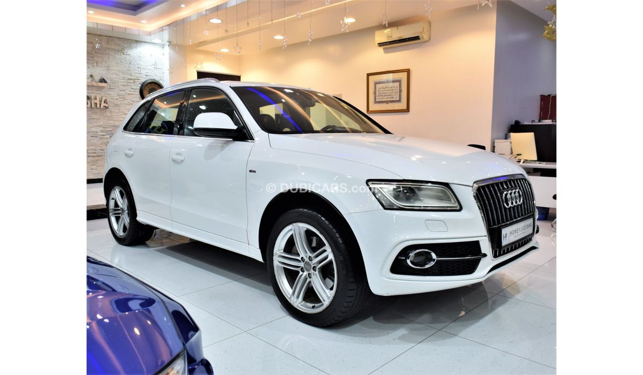 Audi Q5 EXCELLENT DEAL for our Audi Q5 S-Line 3.0T Quattro 2014 Model!! in White Color! GCC Specs