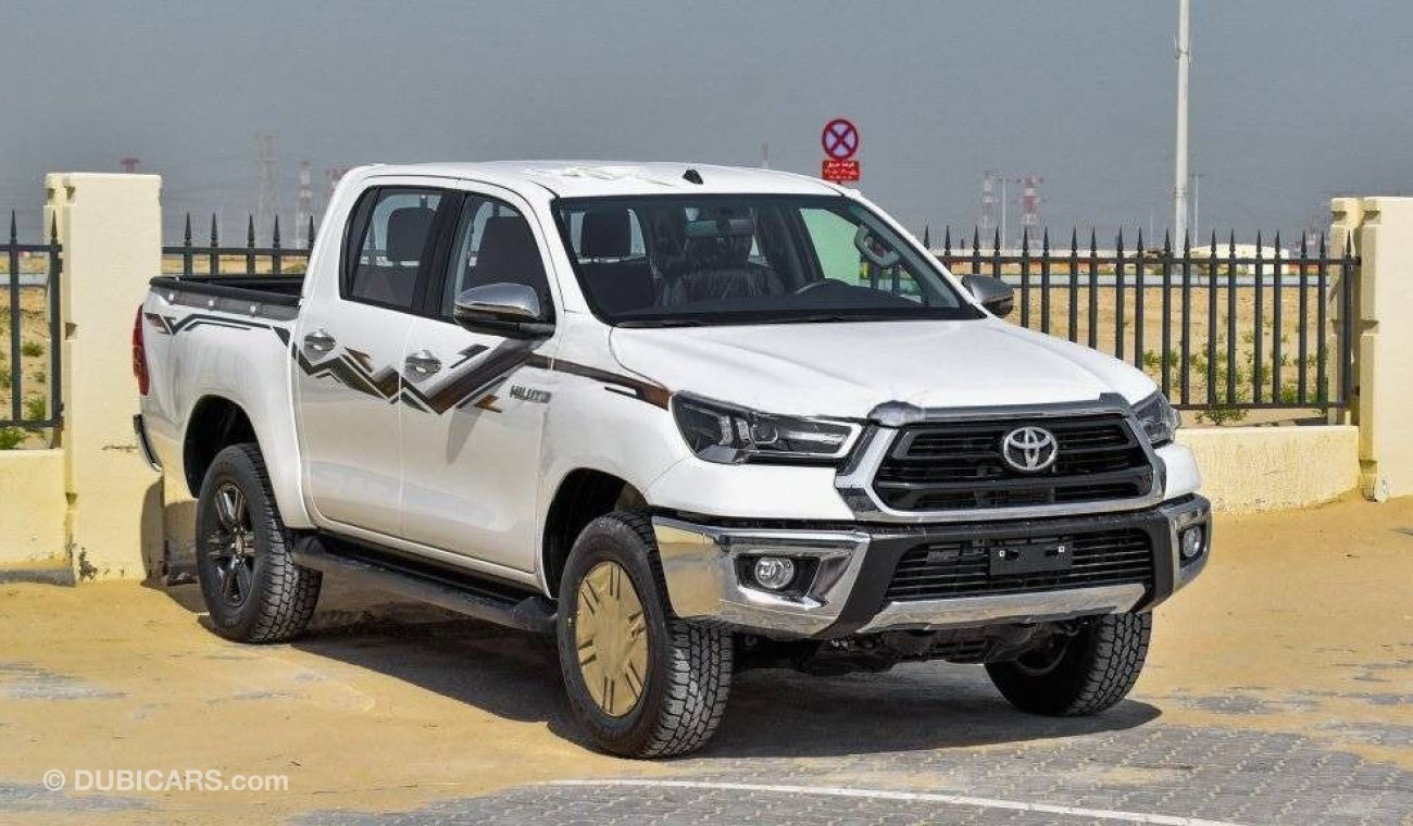 تويوتا هيلوكس TOYOTA HILUX DC 2.7L 4X4 PETROL W/REAR CAMERA A/T MY24 2.7L Petrol 2024