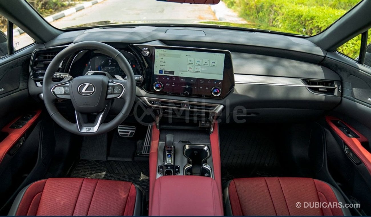 Lexus RX 500h 2.4L HYBRID - BLACK: F SPORT STYLING, HUD, PANORAMIC ROOF, 360 CAM, DIGITAL KEY