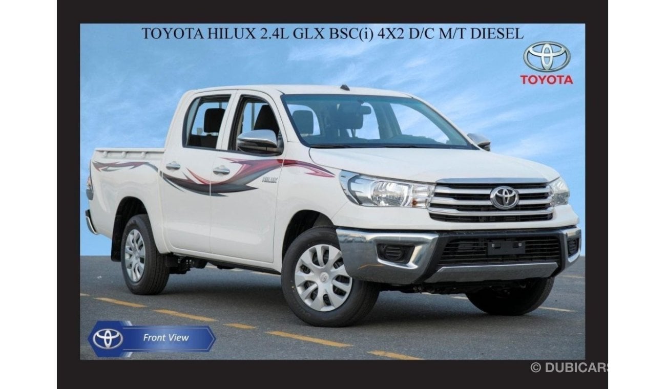 Toyota Hilux TOYOTA HILUX 2.4L GLX BSC(i) 4X2 D/C M/T DSL Export Only 2023 Model Year