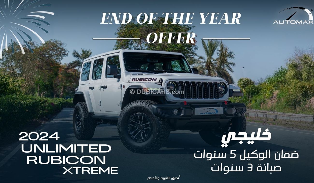 Jeep Wrangler Unlimited Rubicon Xtreme V6 3.6L , 2024 GCC , 0Km , With 5 Years Warranty & 3 Years Service @Officia