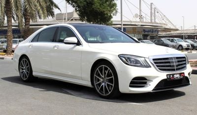 مرسيدس بنز S 320 MERCEDES S320 AMG 2020 GCC GARGASH LOW MILEAGE SINGLE OWNER IN MINT CONDITION