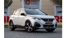 Peugeot 3008 Peugeot 3008 GT Line 2020 GCC under Warranty with Flexible Down-Payment.