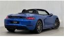 Porsche 718 Boxster Std 2017 Porsche 718 Boxster, Nov 2024 Porsche Warranty, Full Porsche Service History, GCC