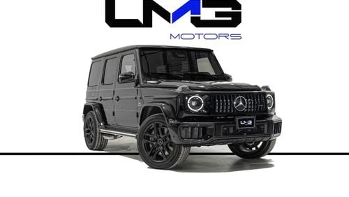 مرسيدس بنز G 63 AMG 2025 | 2 YEARS GARGASH WARRANTY | CARBON INT | FACTORY AMG NIGHT PACKAGE | BURMESTER 3D SOUND SYSTEM