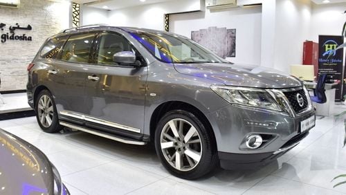 Nissan Pathfinder EXCELLENT DEAL for our Nissan Pathfinder SL 4WD ( 2015 Model ) in Grey Color GCC Specs