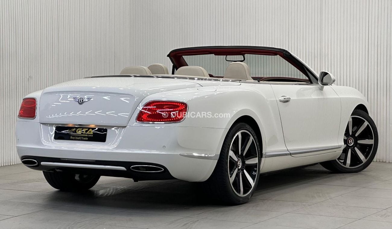 بنتلي كونتيننتال جي تي سي W12 2012 Bentley Continental GTC Convertible, W12, Excellent Condition, Full Options, GCC