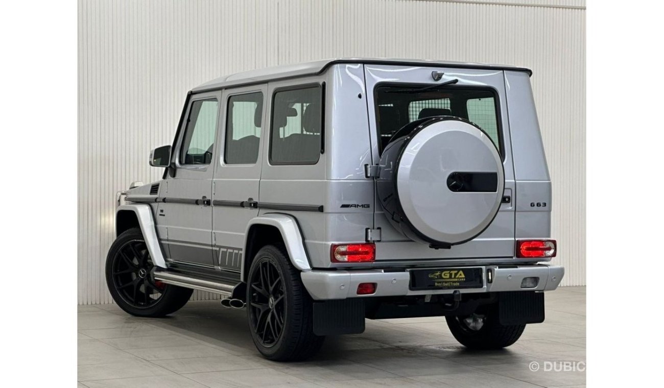 مرسيدس بنز G 63 AMG 2016 Mercedes Benz G63 463 Edition, Full Service History, Full Options, Low Kms, GCC