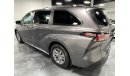 Toyota Sienna 2024 Cadillac TOYOTA SIENNA XLE, 5dr MINIVAN ,2.4L 4cyl HYBRID ENGINE, Automatic, All Wheel Drive