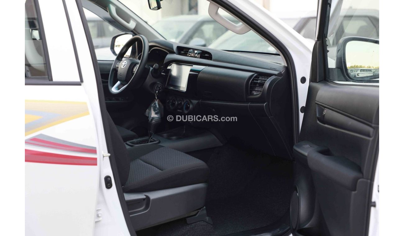 تويوتا هيلوكس 2025 TOYOTA HILUX LOW 2.7 - PLATINUM WHITE PEARL inside BLACK | Export Only