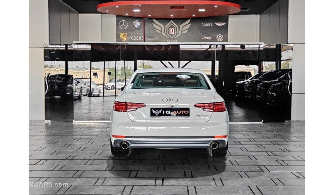 Audi A4 40 TFSI S-Line AED 1,200 P.M | 2018 AUDI A4 S-LINE 2.0L | UNDER WARRANTY | GCC | WITH SUNROOF