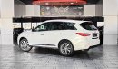 إنفينيتي QX60 2014 INFINITI QX60 COMFORT | 7 SEATS | GCC | 3.5L | WITH SUNROOF | 360* CAMERAS | LOW MILAGE