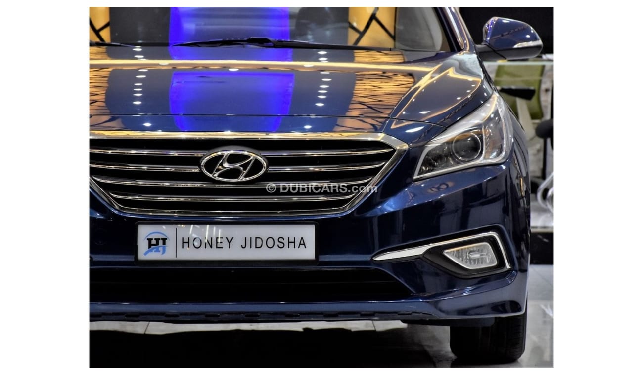 Hyundai Sonata EXCELLENT DEAL for our Hyundai Sonata ( 2015 Model ) in Blue Color GCC Specs