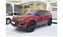 لاند روفر رانج روفر إيفوك EXCELLENT DEAL for our Land Rover Range Rover Evoque ( 2016 Model ) in Red Color GCC Specs