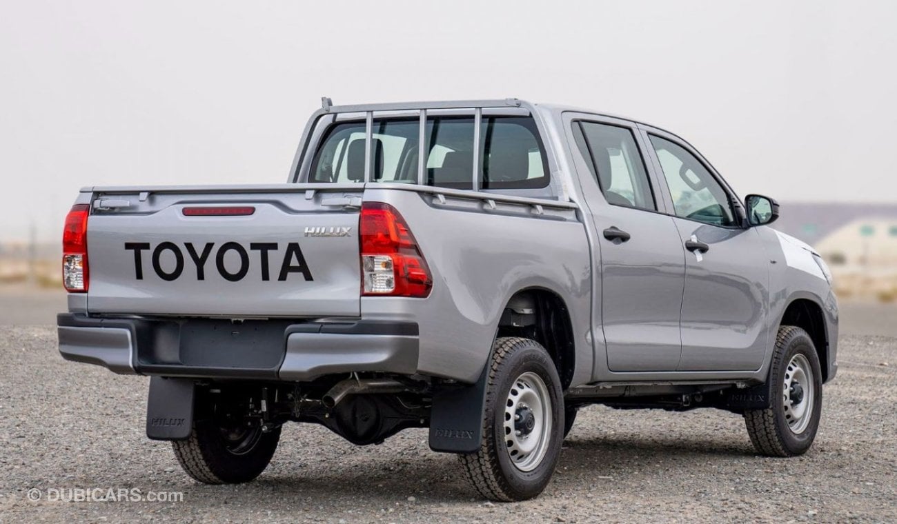 تويوتا هيلوكس (LHD) TOYOTA HILUX DC 2.4D MT 4X4 P.WINDOW MY2024 – SILVER