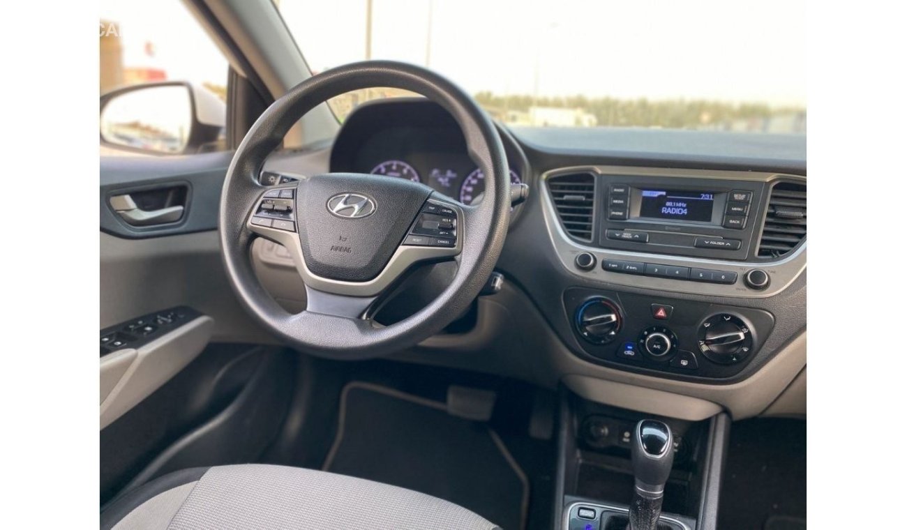Hyundai Accent Base Only 600 AED per month | 0% down payment | 2019 model | 1.6L V4 engine Ref#U222