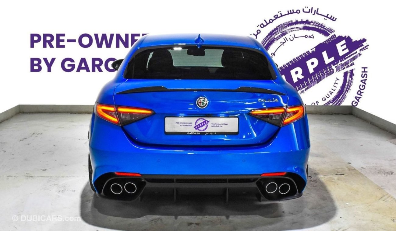 ألفا روميو جوليا كوادريفوجليو | 2021 | Warranty & Service | Service History | Low Mileage