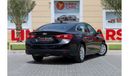 Chevrolet Malibu Chevrolet Malibu Turbo LS 2021 GCC under Warranty with Flexible Down-Payment.