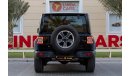 Jeep Wrangler Unlimited Sahara 3.6L Jeep Wrangler Unlimited Sahara 2019 GCC (LOWEST MILEAGE) under Warranty with F