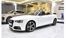 Audi A5 EXCELLENT DEAL for our Audi A5 35TFSi S-Line Convertible ( 2016 Model ) in White Color GCC Specs