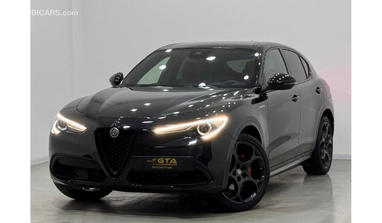 ألفا روميو ستيلفيو 2023 Alfa Romeo Stelvio Veloce Q4, April 2028 Alfa Romeo Warranty + Service Pack, Very Low Kms, GCC