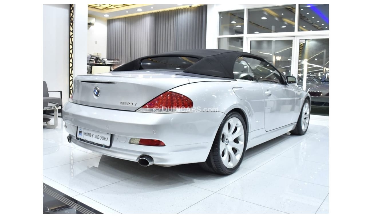 بي أم دبليو 650i EXCELLENT DEAL for our BMW 650i Convertible ( 2006 Model ) in Silver Color GCC Specs