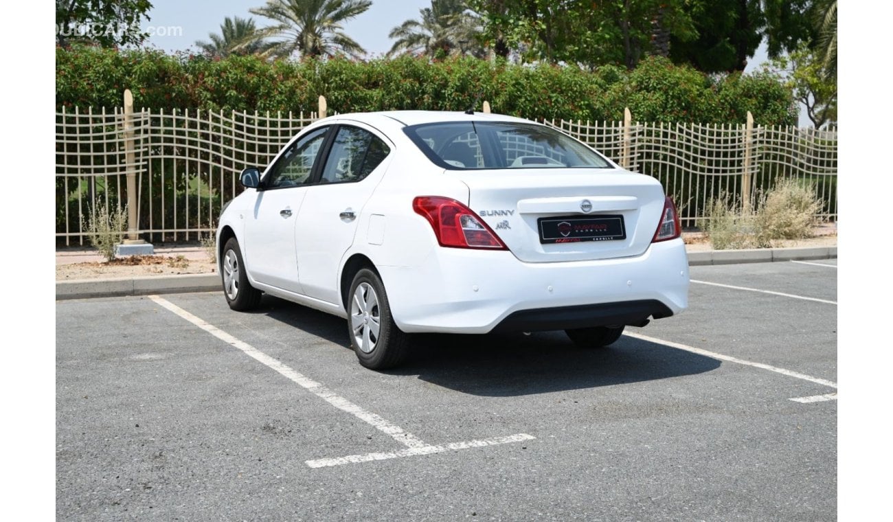 Nissan Sunny 0% DP - GCC - NISSAN SUNNY SV - 1.5L V4 FWD - LOW MILEAGE - FIRST OWNER - WELL MAINTAINED