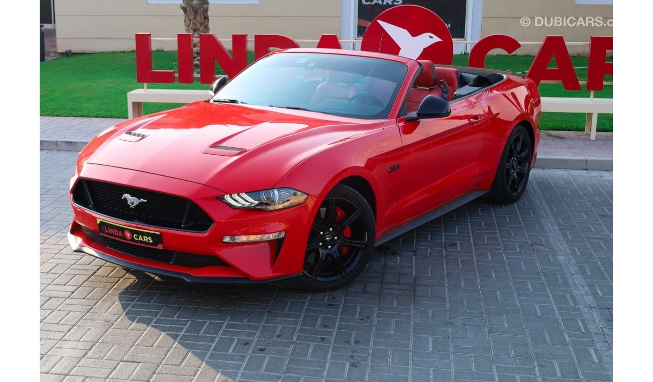 فورد موستانج Ford Mustang GT Premium Convertible 2018 GCC under Agency Warranty and Service Contract with Flexibl