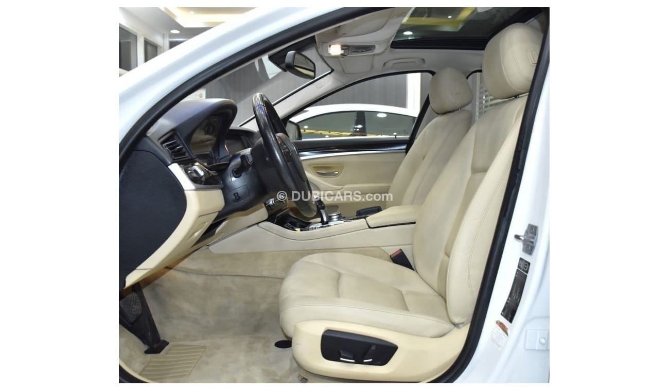 بي أم دبليو 520i EXCELLENT DEAL for our BMW 520i ( 2015 Model ) in White Color GCC Specs