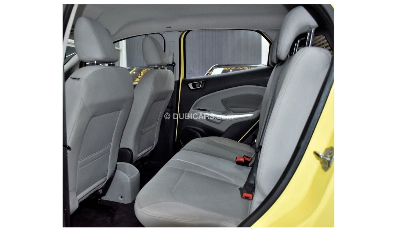 Ford EcoSport EXCELLENT DEAL for our Ford EcoSport ( 2014 Model ) in Yellow Color GCC Specs