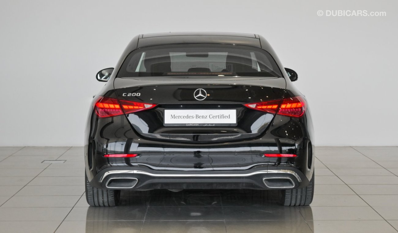 مرسيدس بنز C200 SALOON / Reference: VSB 33044 Certified Pre-Owned with up to 5 YRS SERVICE PACKAGE!!!