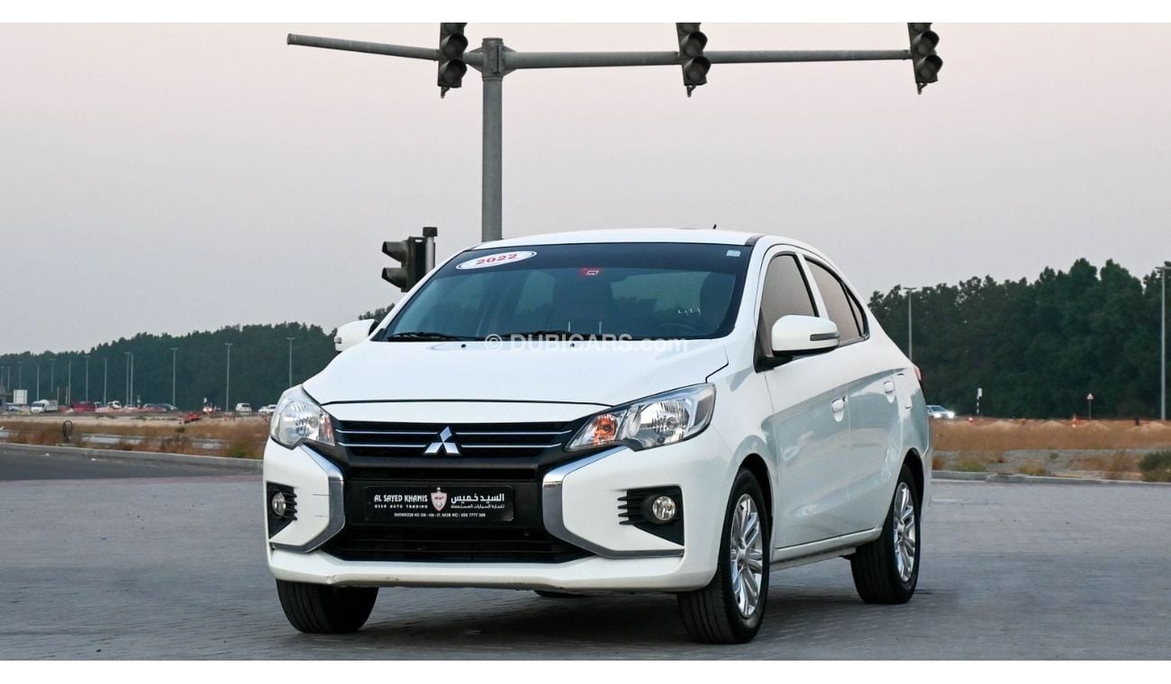 ميتسوبيشي اتراج GLX Mid 1.2L Mitsubishi Attrage 2022 GCC, mid-option, in excellent condition, inside and out