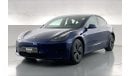 Tesla Model 3 Standard | 1 year free warranty | 0 Down Payment