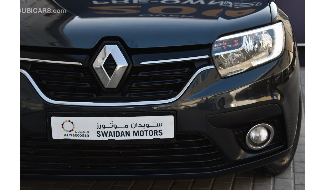 Renault Symbol AED 319 PM | 1.6L PE GCC DEALER WARRANTY