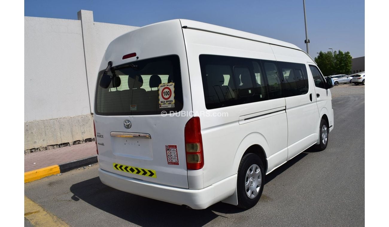 تويوتا هاياس Toyota Hiace Highroof Bus 13 seater, model:2019. Excellent condition