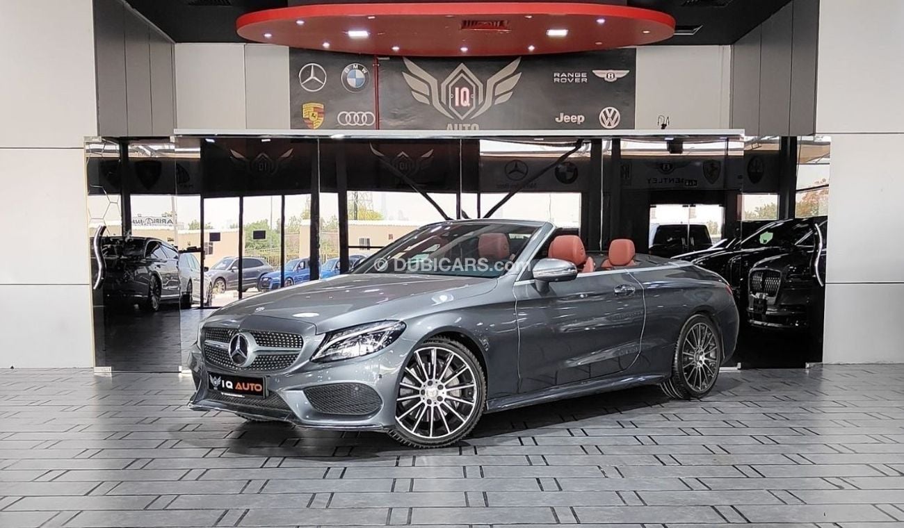 Mercedes-Benz C 300 AMG Pack AED 1,999 P.M | 2017 C300 CONVERTIBLE COUPE  AMG | UNDER WARRANTY | GCC | 360 CAMERAS