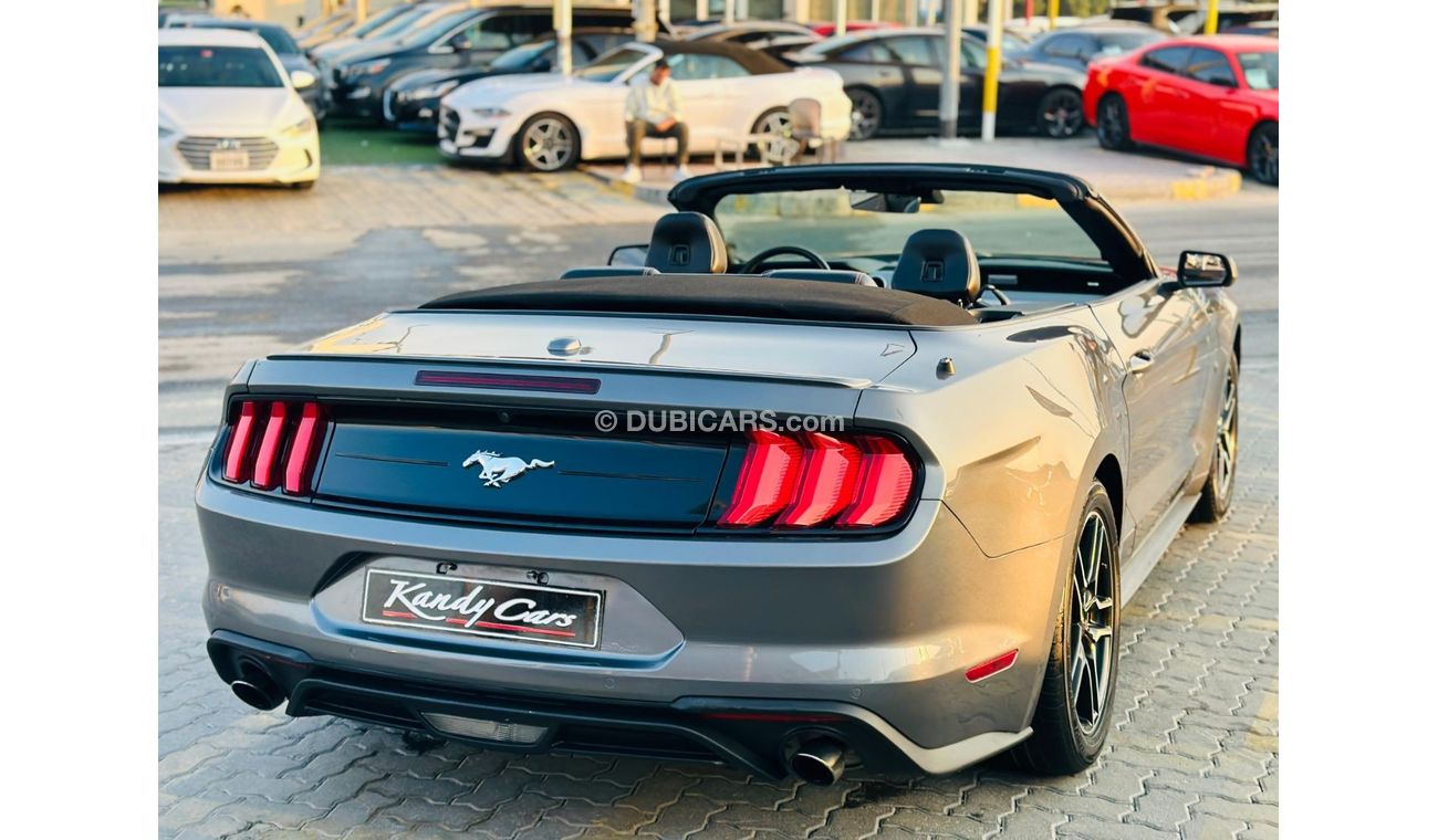 Ford Mustang EcoBoost Convertible | Monthly AED 1420/- | 0% DP | Blindspot | Touch Screen | Leather Seats | # 023