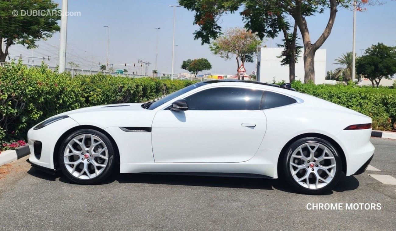 جاكوار F-Type 2019 JAGUAR F-TYPE R-DYNAMIC 300 GCC SPEC 2DR COUPE, 2L 4CYL PETROL, AUTOMATIC, REAR WHEEL DRIVE