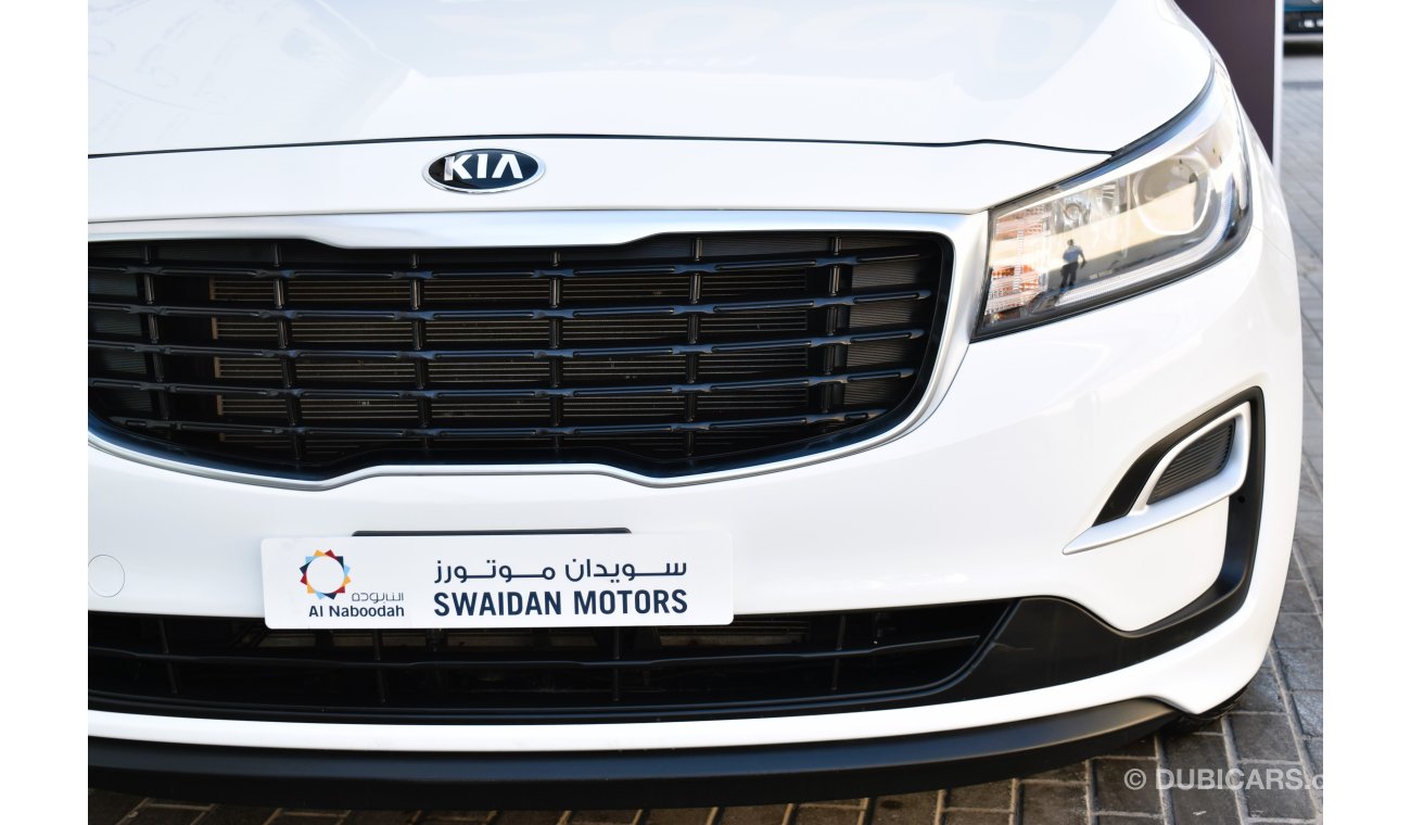 Kia Carnival AED 1409 PM | 3.3L LX GRAND 8-STR GCC DEALER WARRANTY