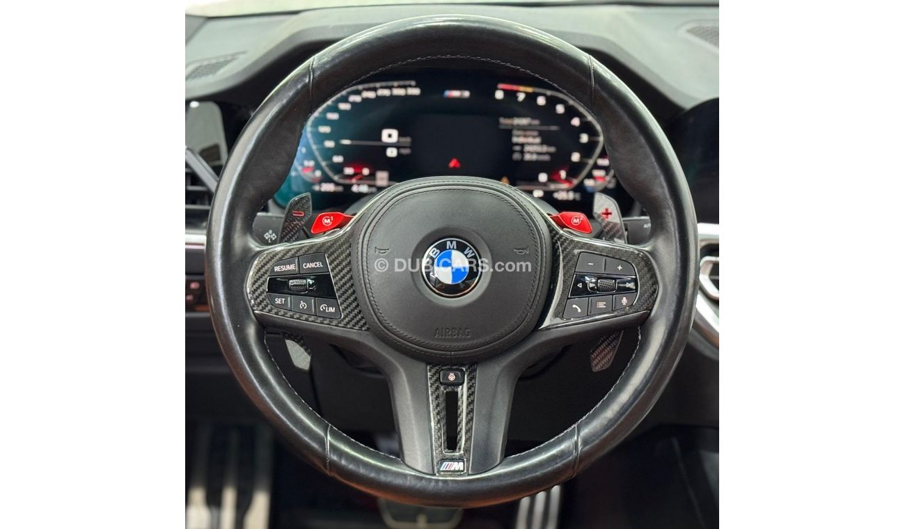 بي أم دبليو M3 Competition 3.0L 2021 BMW M3 Competition, Warranty, Service History, Carbon Fiber Package, Full Opti