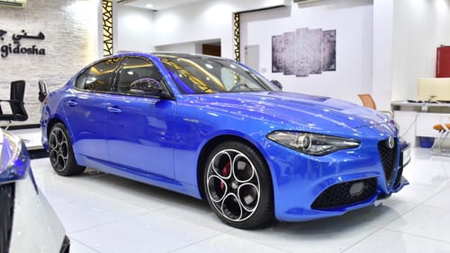 ألفا روميو جوليا EXCELLENT DEAL for our Alfa Romeo Giulia Q2 Veloce ( 2023 Model ) in Blue Color GCC Specs