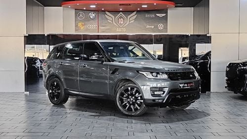 لاند روفر رينج روفر سبورت HSE 3.0L (340 HP) AED 2,300 P.M | 2016 RANGE ROVER SPORT HSE | BLACK EDITION | FSH | FULL PANORAMIC