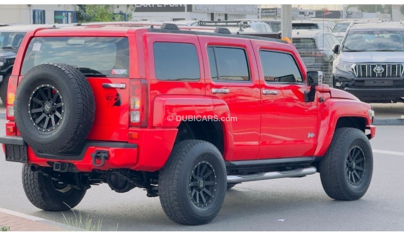 Hummer H3 2008 | LHD | LEATHER SEAT | SUNROOF | ROOF MOUNTED LED STRIP LIGHTS | BACK TIRE