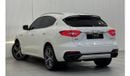 Maserati Levante S 3.0L (424 HP) 2017 Maserati Levante SQ4, One Year Warranty, Full Service History, GCC