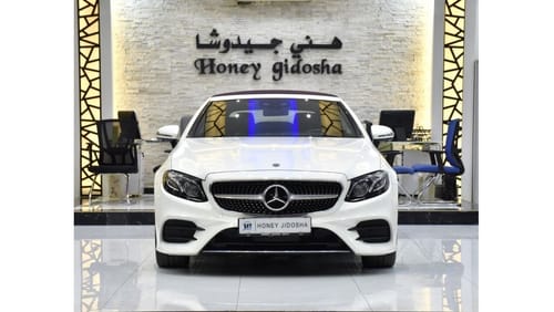 مرسيدس بنز E 400 EXCELLENT DEAL for our Mercedes Benz E400 4Matic CONVERTIBLE ( 2018 Model ) in White Color Japanese