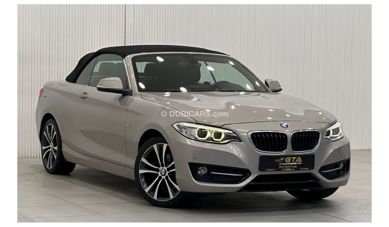 بي أم دبليو 220 سبورت لاين 2017 BMW 220i Sportline, Warranty, Service History, Excellent Condition, GCC